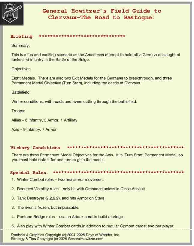 Scenario Field Guide: Clervaux - Road to Bastogne - Image 5