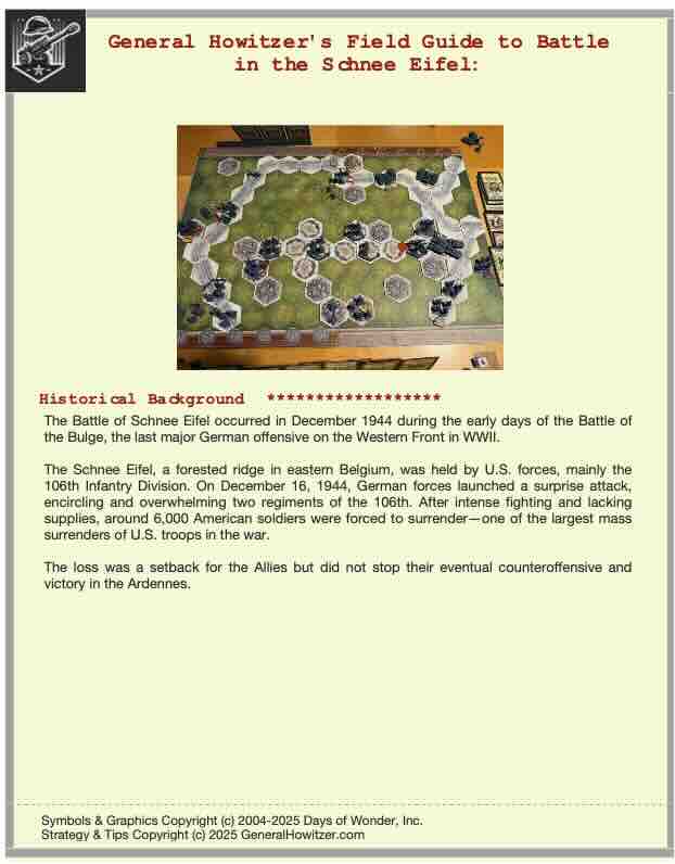 Memoir 44 scenario guide