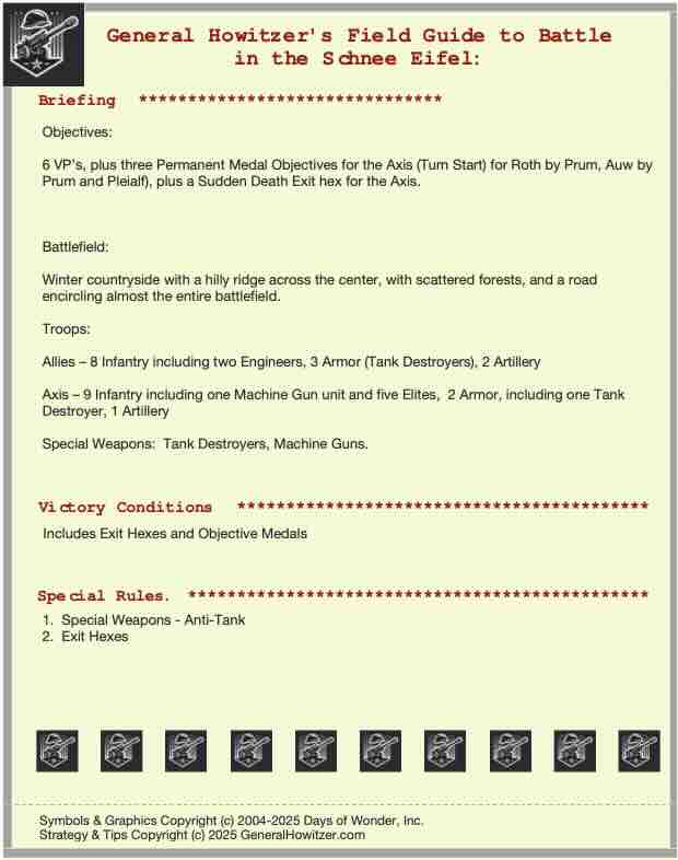 Scenario Field Guide: Battle in the Schnee Eifel - Image 3