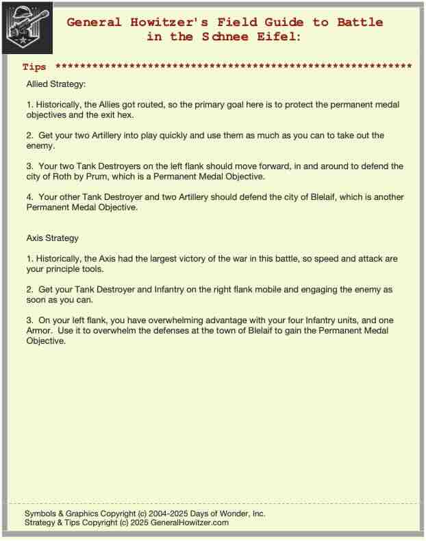 Scenario Field Guide: Battle in the Schnee Eifel - Image 2